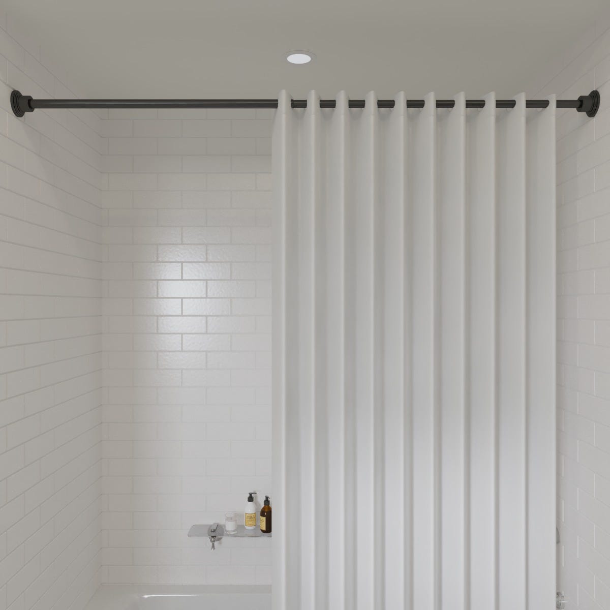 Premium Shower
            Rod Matt Black