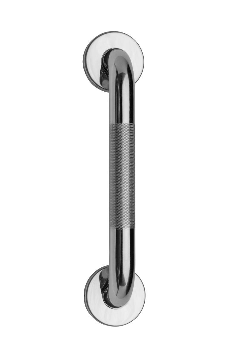 Croydex Modern Stainless Steel Grab Bar with Concealed Fittings 60cm 