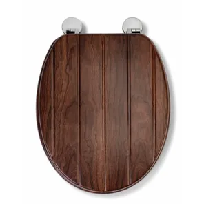 Molvena Flexi-Fix™ Wood Toilet Seat